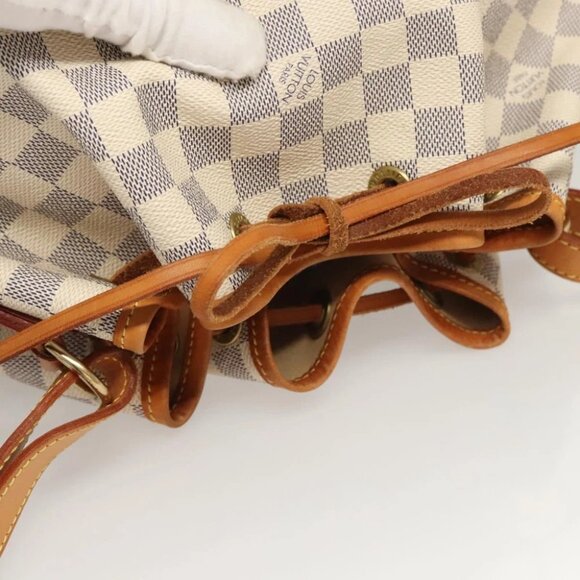 LOUIS VUITTON Damier Azur Noe Shoulder Bag N42222 LV Auth 123746 - Picture 7 of 16